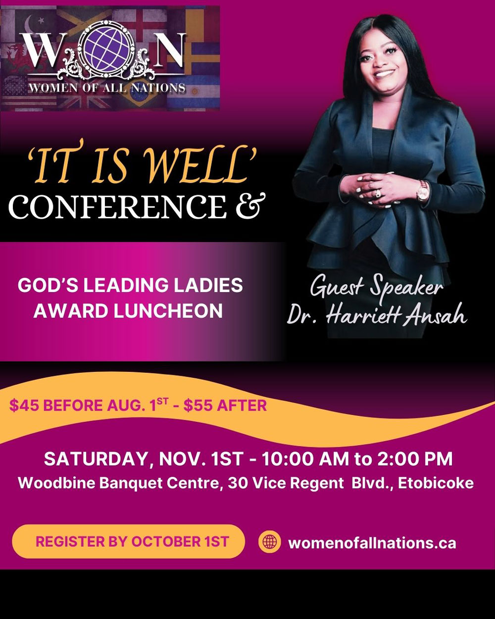 2025 WON "It is well Conference" and luncheon